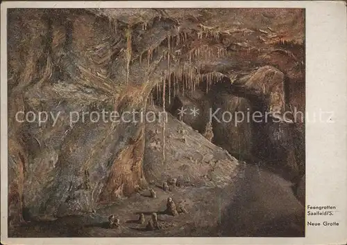 Hoehlen Caves Grottes Feengrotten Saalfeld Neue Grotte  Kat. Berge