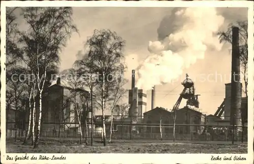 Bergwerk Zeche Birken Essen  Kat. Rohstoffe Commodities