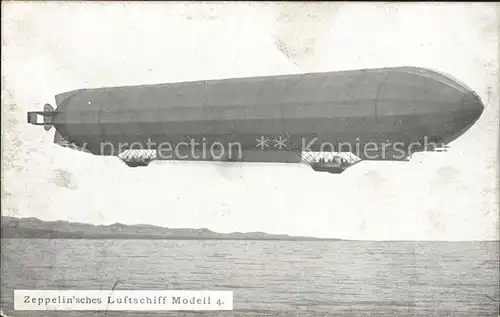 Zeppelin Luftschiff Modell 4 Kat. Flug