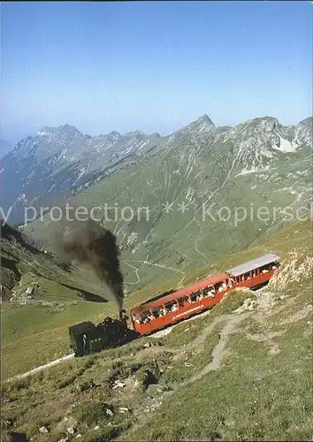 Bergbahn Brienz Rothorn Bahn Dampfzahnradbahn Berner Alpen Kat. Bergbahn