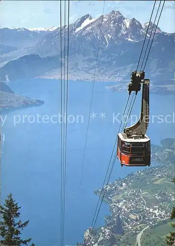 Bergbahn Luftseilbahn Weggis Rigi Kaltbad Kat. Bergbahn