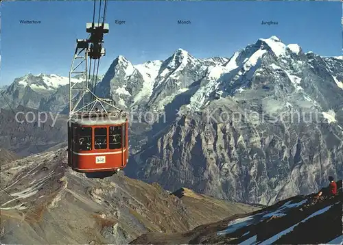 Seilbahn Schilthornbahn Kat. Bahnen