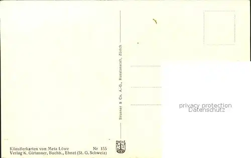 Loewe Meta Graf Zeppelins Sternenfahrt Nr. 155 Engel Sterne Zeppelin  Kat. Kuenstlerkarte