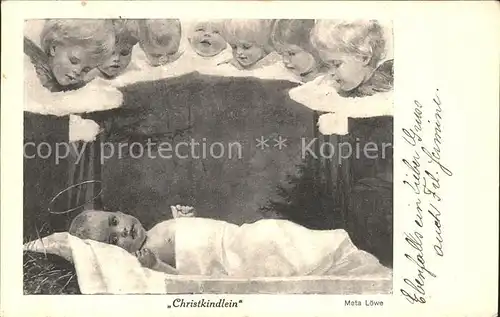 Loewe Meta Christkindlein Nr. 19 Engel Kat. Kuenstlerkarte