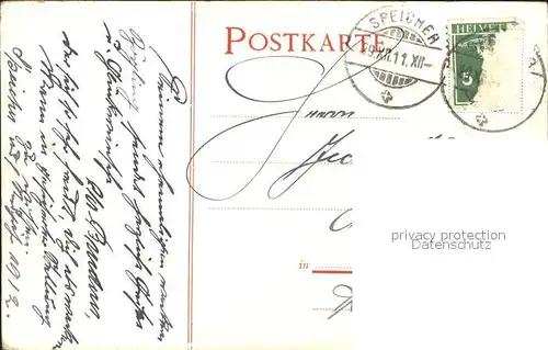 Tobler Viktor V.T. Appenzellerland Hirte Kuehe Hund Gedicht  Kat. Kuenstlerkarte Schweiz