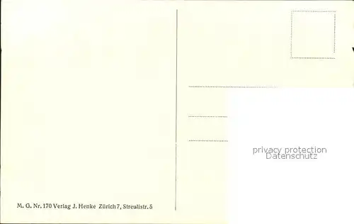 Goetz M. Nr. 170 Heilige Nacht Wunder  Kat. Kuenstlerkarte