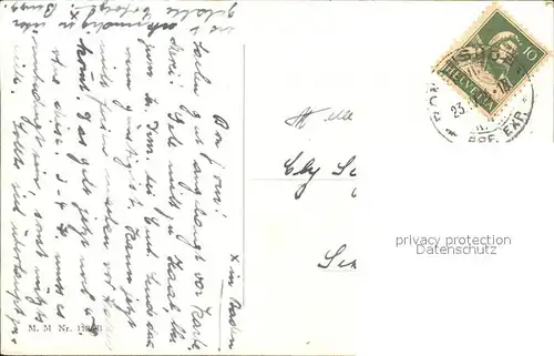 Kuenstlerkarte C.M. Schuster Sommermorgen Nr. 1130 B Frau Blumen  Kat. Kuenstlerkarte