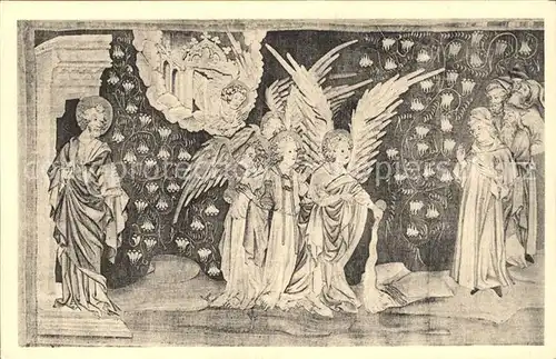 Tapisserie Tapete Wandteppich Musee Angers Apocalypse Les Anges sortent du Temple Kat. Handwerk