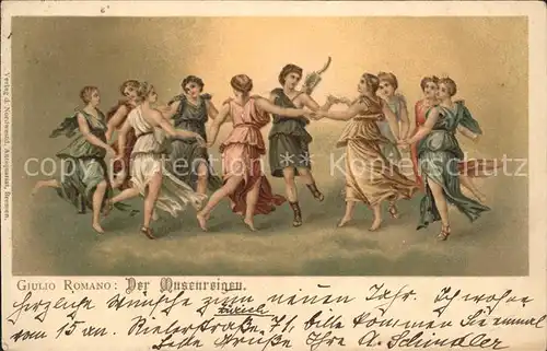 Tanz Taenzer Giulio Romano Der Musenreigen / Tanz /