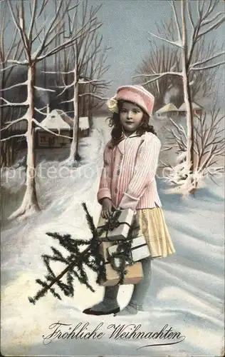 Foto RKL Paris Nr. 1657 Kind Wintermode Geschenke Weihnachten  Kat. Fotografie