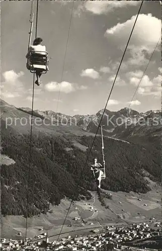 Sessellift Schatzalp Strelapass Davos Kat. Bahnen