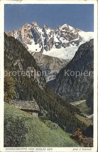 Foto Gaberell J. Nr. 4292 Scioragruppe Soglio Kat. Fotografie