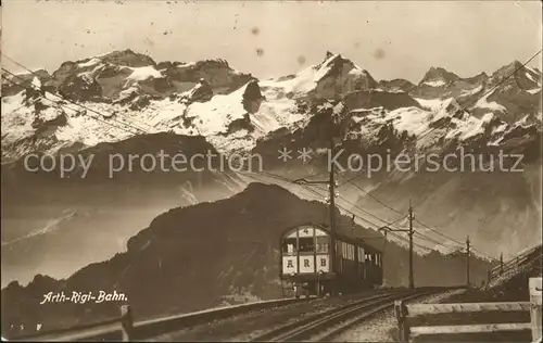 Zahnradbahn Arth Rigi Bahn Rigi Kulm Kat. Bergbahn