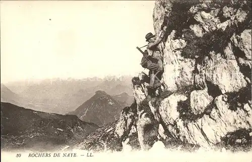 Bergsteigen Klettern Rochers de Naye  / Sport /