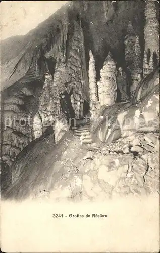 Hoehlen Caves Grottes Grottes de Reclere Kat. Berge