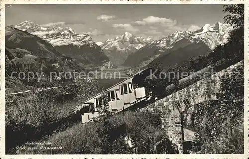 Zahnradbahn Seelisbergbahn Bristenstock Kat. Bergbahn