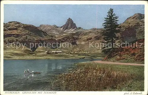 Foto Gaberell J. Nr. 5335 Seebenalp Gross See Sexmoor Kat. Fotografie