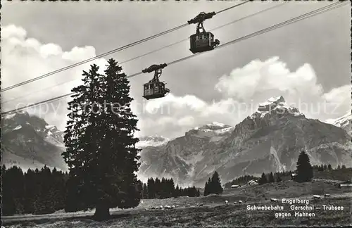 Seilbahn Gerschni Truebsee Hahnen Engelberg Kat. Bahnen