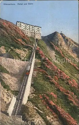 Zahnradbahn Stanserhorn Hotel Kat. Bergbahn