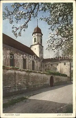 Foto Gaberell J. Nr. 7450 Kloster Fahr Kat. Fotografie