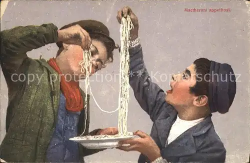 Kinder Child Enfants Spaghetti Scugnizzi Kat. Kinder