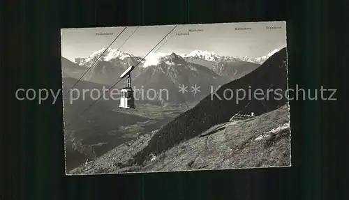 Seilbahn Moerel Riederalp Rhonetal Kat. Bahnen