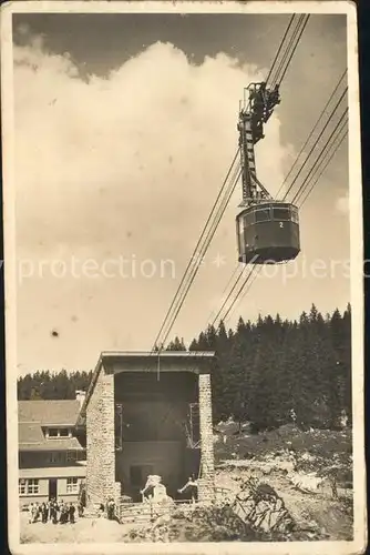 Seilbahn Saentis Talstation Schwaegalp  Kat. Bahnen