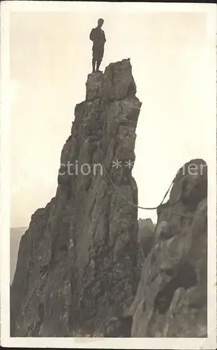 Bergsteigen Klettern Grat 1. Kreuzberg / Sport /