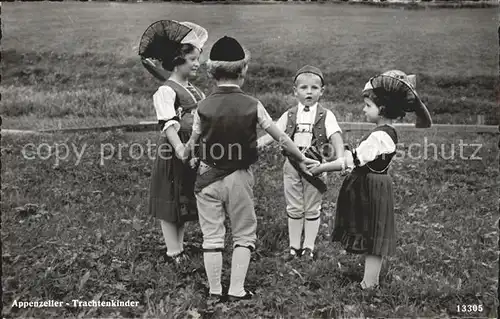 Trachten Schweiz Appenzell Kinder  Kat. Trachten