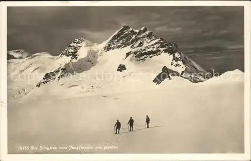 Bergsteigen Klettern Jungfrau Jungfraufirn  / Sport /