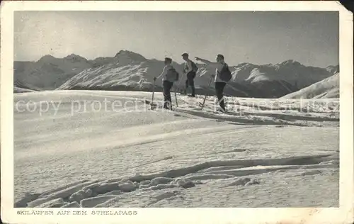 Ski Langlauf Skilaeufer Strelapass  Kat. Sport