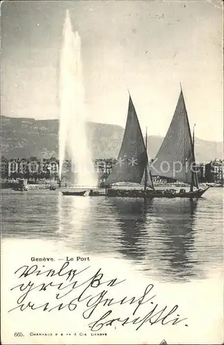 Segelboote Geneve Port Hafen  Kat. Schiffe