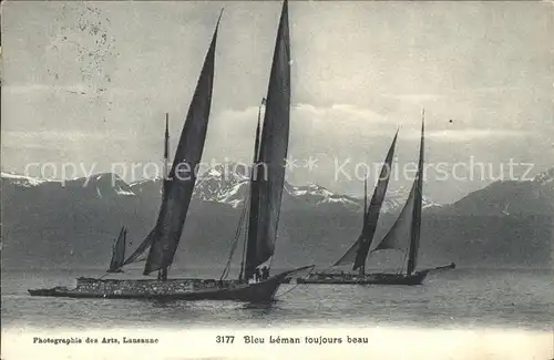 Segelboote Bleu Leman  Kat. Schiffe