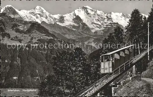 Zahnradbahn Harderbahn Interlaken  Kat. Bergbahn