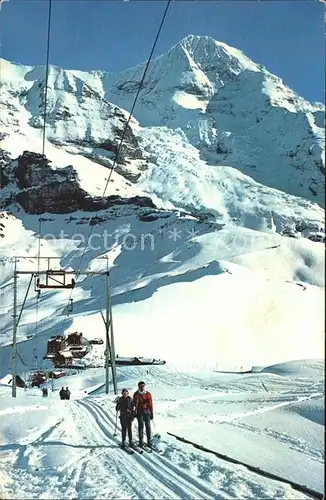 Skilift Lauberhorn Kleine Scheidegg Moench Kat. Bahnen