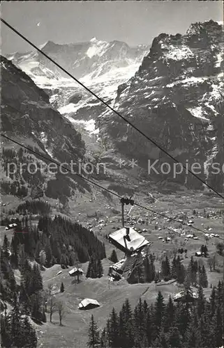 Sessellift Grindelwald First Fiescherwand  Kat. Bahnen