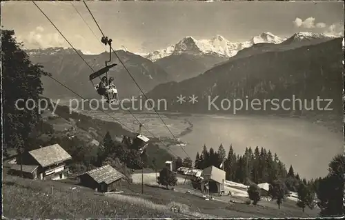 Sessellift Beatenberg Niederhorn Interlaken Thunersee  Kat. Bahnen