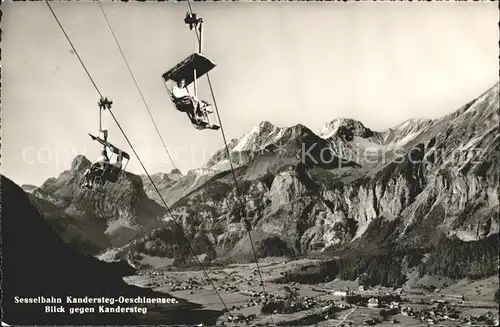 Sessellift Kandersteg Oeschinensee Kandersteg Kat. Bahnen