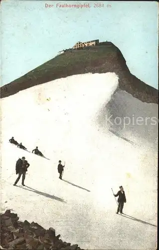 Bergsteigen Klettern Faulhorngipfel / Sport /