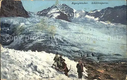 Schlitten Schnee Eigergletscher  Kat. Sport