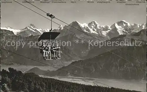 Sessellift Beatenberg Niederhorn Berneralpen Kat. Bahnen