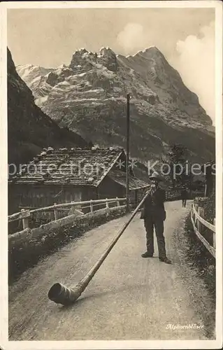 Alphorn Alphornblaeser  Kat. Musik