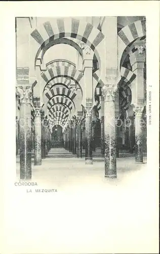 Verlag Hauser Y Menet Nr. 7 Cordoba La Mezquita Kat. Verlage