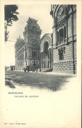 Verlag Hauser Y Menet Nr. 628 Barcelona Palacio de Justicia Kat. Verlage