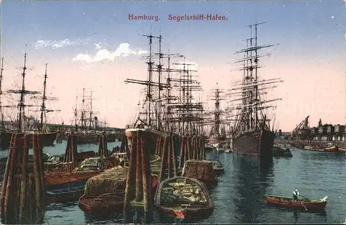 Segelschiffe Hafen Hamburg Kat. Schiffe