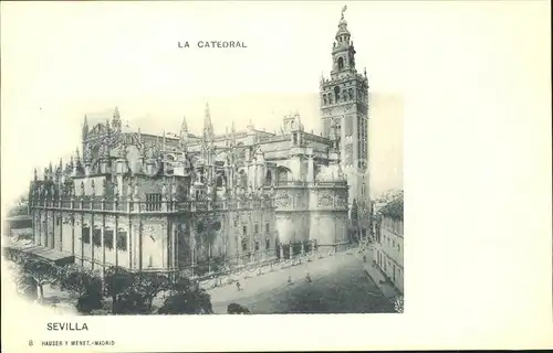 Verlag Hauser Y Menet Nr. 8 Sevilla La Catedral Kat. Verlage
