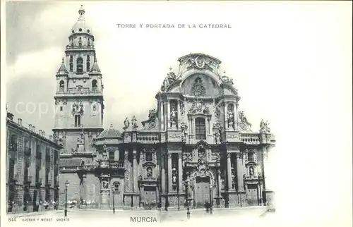 Verlag Hauser Y Menet Nr. 844 Murcia Torre y Portada de la Catedral  Kat. Verlage