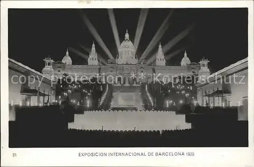 Expositions Exposicion Internacional de Barcelona 1929 Palacio Nacional  Kat. Expositions