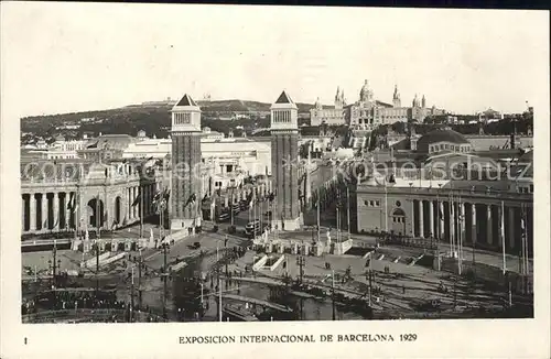 Expositions Exposicion Internacional de Barcelona 1929 Entrada  Kat. Expositions