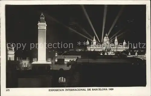 Expositions Exposicion Internacional de Barcelona 1929 Vista general Kat. Expositions
